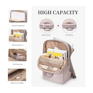 Mochila para portátil de viaje para mujer antirrobo_4