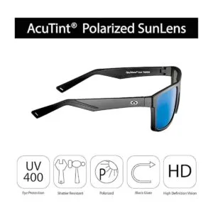 Flying Fisherman Lentes de sol cuadrados polarizados con_4