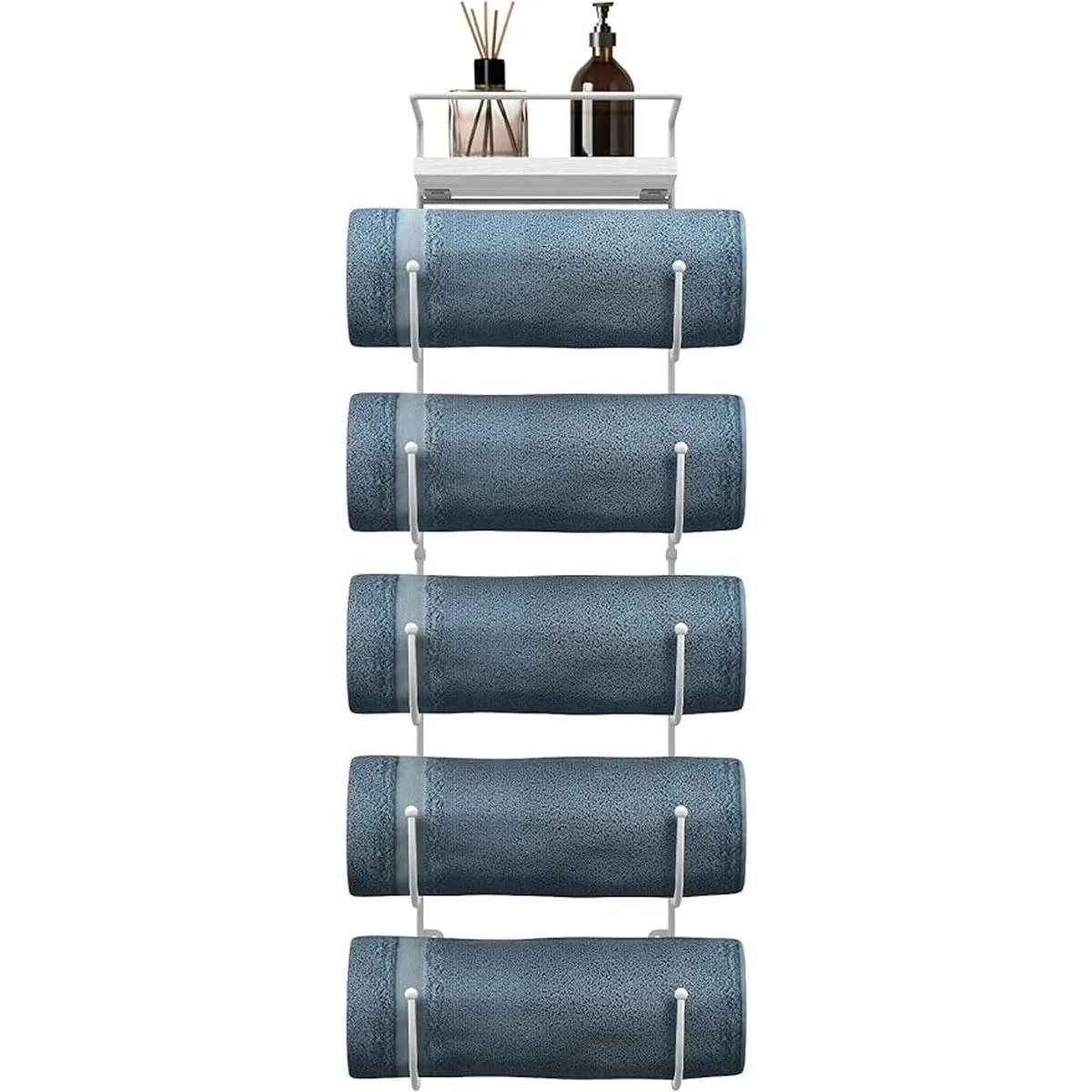 Sorbus Toallero para baño estante de organización de_1