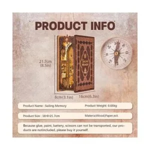 Cutefun Kit de rincón de libros de bricolaje kit de_4