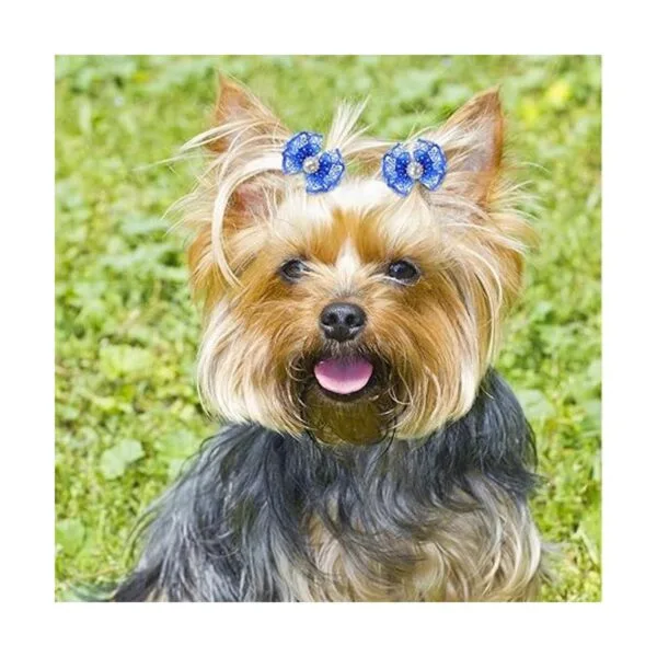 Reginary 300 lazos para perros lindos lazos para el pelo_5