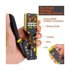 Brileine RJ45 Kit de herramientas de crimpado de paso a_3