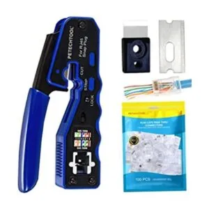 PETECHTOOL Herramienta de crimpado RJ45 herramienta de_1