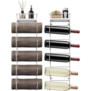 Sorbus Toallero para baño estante de organización de_6