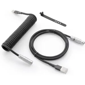 GunMjo Cable USB C personalizado en espiral para teclado_1