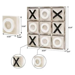 JEVERGN Juego grande de 12.6 pulgadas juego de mesa de_3