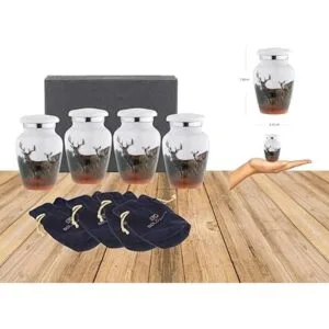 BOLD DIVINE Urnas pequeñas de recuerdo blancas para_3