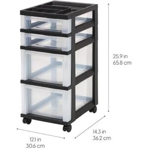 IRIS USA organizador de almacenamiento carrito de_3