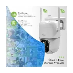 Acesee Cámara de seguridad inalámbrica para exteriores_4