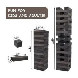 Juegoal Juego gigante de bloques de torre de caída de 54_2