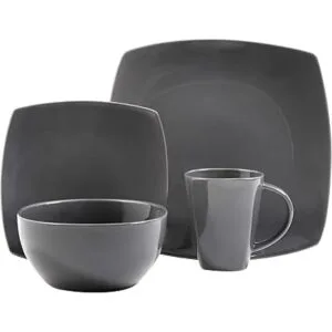 Gibson Soho Lounge Juego de vajilla cuadrada de 16_2