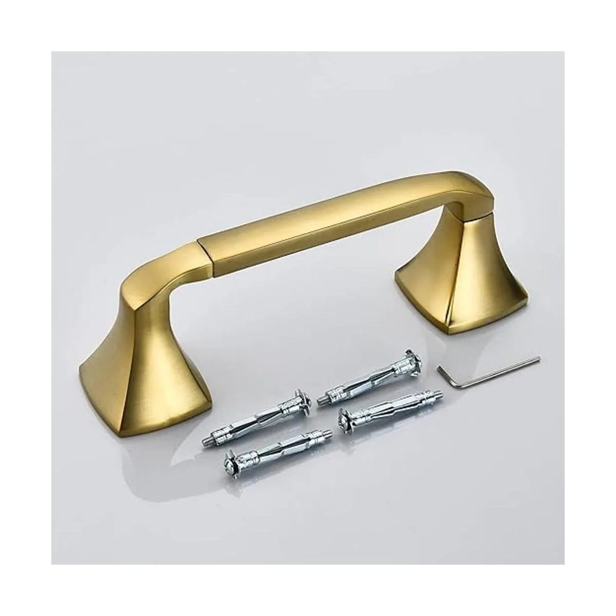 Soporte giratorio para papel higiénico oro cepillado_5