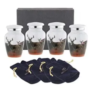 BOLD DIVINE Urnas pequeñas de recuerdo blancas para_1