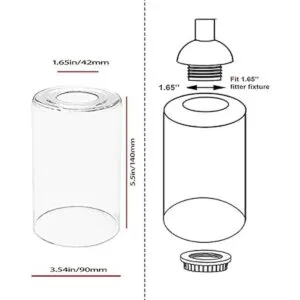 Pantalla de cristal transparente de 5.5 pulgadas de alto_4