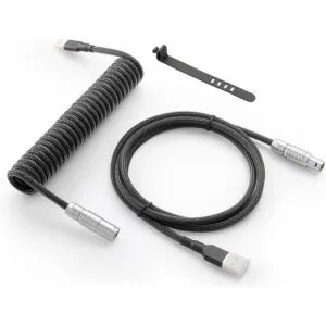 GunMjo Cable USB C en espiral personalizado para teclado_1
