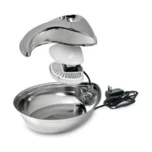 Bebedero para mascotas de acero inoxidable de Pioneer_3