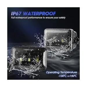 RAPOOSANS Kit de montaje de lámparas antiniebla LED para_6