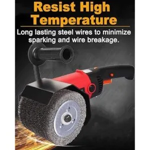 SHITIME Cepillo de alambre de acero inoxidable de 4.7 x 4_4