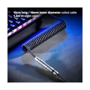 GunMjo Cable USB C en espiral personalizado para teclado_5