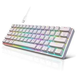 Targeal Teclado mecánico para juegos 60 61 teclas_1