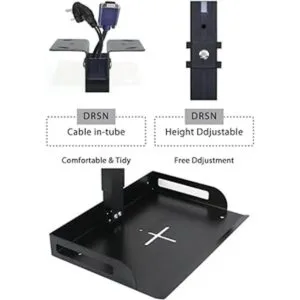 Soporte universal de techo para proyector con bandeja para_5