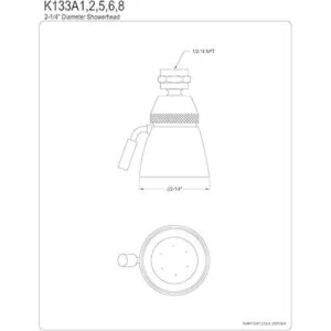 Kingston Brass K133A2 Designer Trimscape Showerscape_4