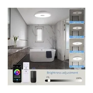 ASALL Lámpara de techo impermeable inteligente de 11_4