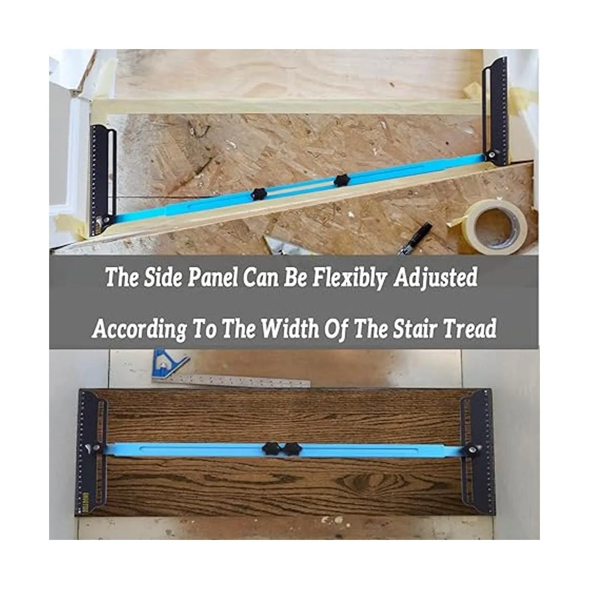 Herramienta de plantilla de banda de rodadura de escalera_3