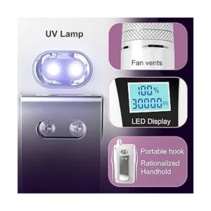 Beloving Taladro de uñas recargable profesional taladro_6