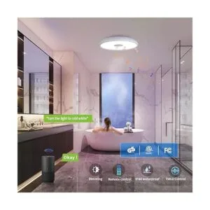 ASALL Lámpara de techo impermeable inteligente de 11_2