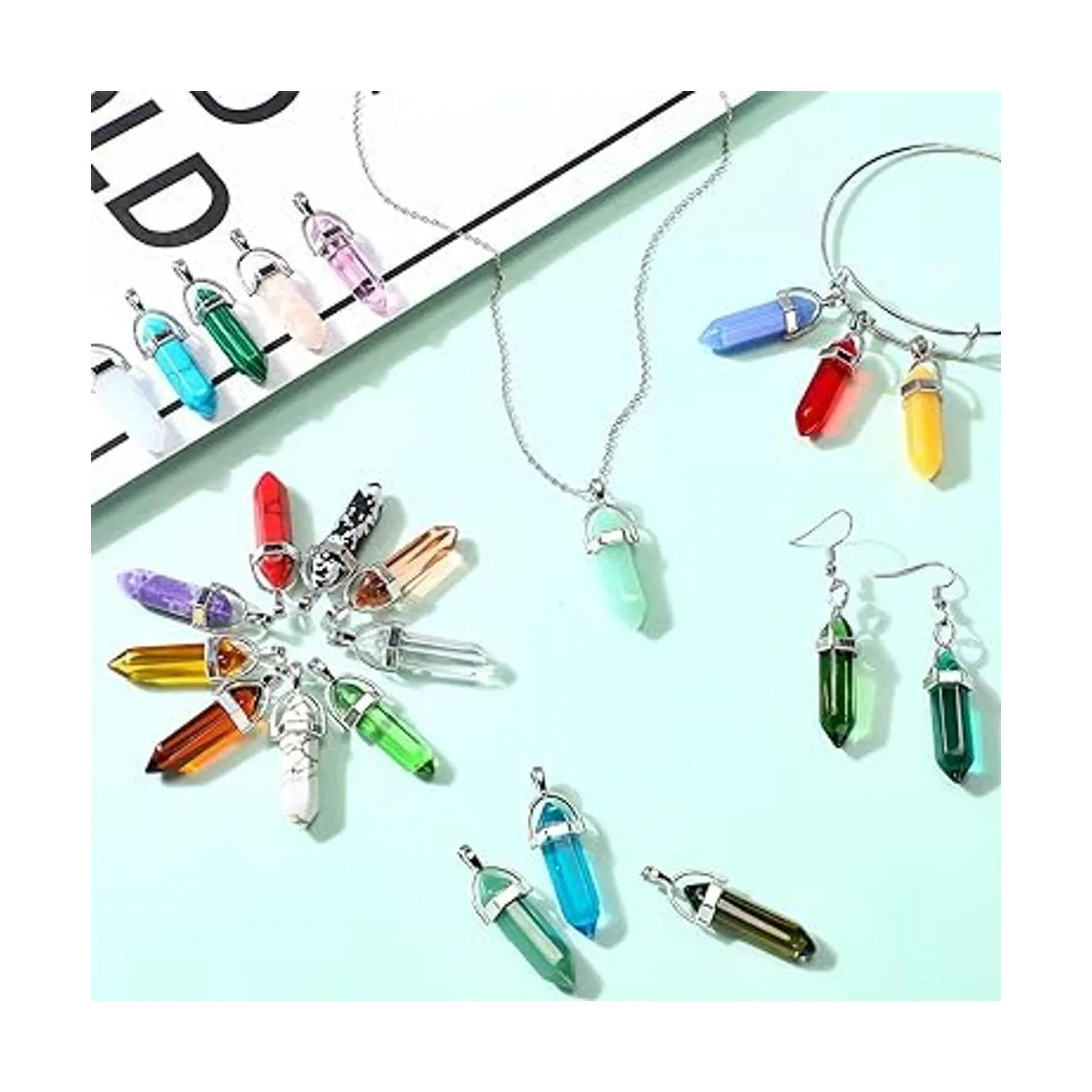 150 aretes de cristales curativos para mujer collar de_7