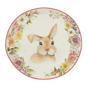 Certified International Easter Garden Plato de postre y_5