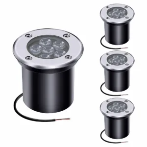 AHSELLUS Iluminación LED en el suelo luces de paisaje de_1