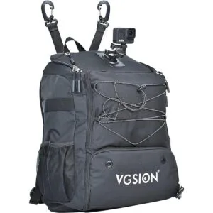 VGSION Mochila de viaje de béisbol compatible con Insta360_1