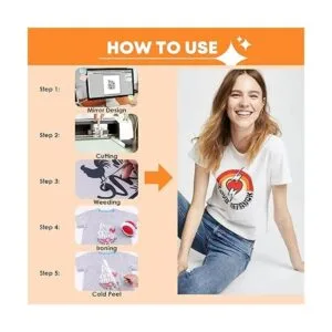 HTVRONT Rollos de vinilo HTV de transferencia de calor_4