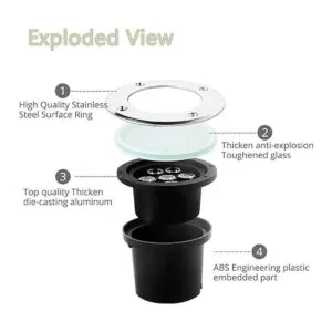 AHSELLUS Luces de paisaje de bajo voltaje para_3