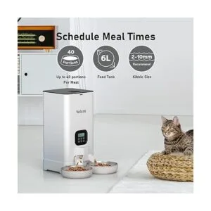VOLUAS Automatic Pet Feeders for Cats and Dogs Dry Food_3
