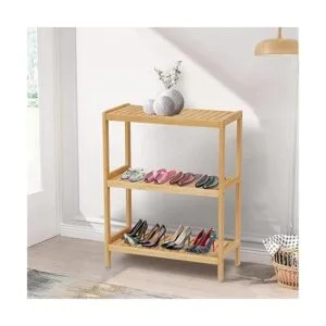 Elepude Estante de bambú estante de almacenamiento_5