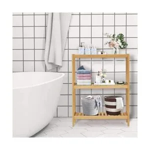 Elepude Estante de bambú estante de almacenamiento_4