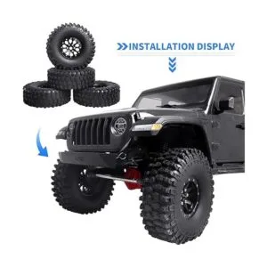 GoHobby Ruedas y neumáticos Beadlock de 1.9 pulgadas para_4