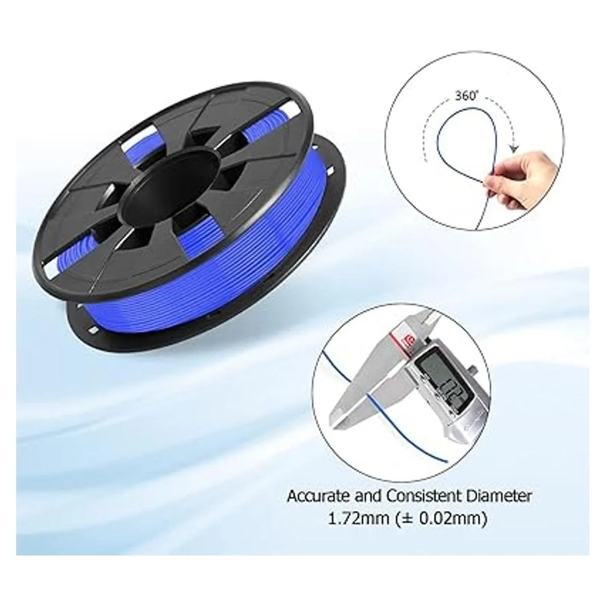 Paquete de 8 filamentos de impresora 3D Dveda de 0.03_3