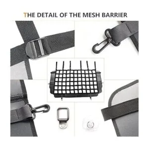 RERPRO Barrera de seguridad para perros para Jeep Wrangler_6