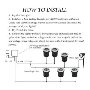 AHSELLUS Luces de paisaje de bajo voltaje para_4