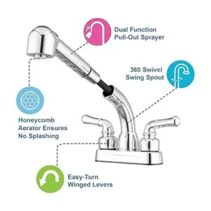 Pacific Bay Grifo de lavabo de lavandería extraíble_2