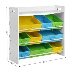 SONGMICS Organizador de juguetes y contenedores de_6