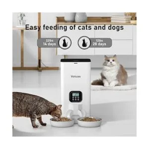 VOLUAS Automatic Pet Feeders for Cats and Dogs Dry Food_2