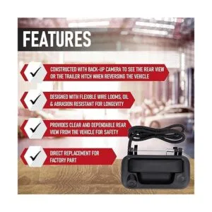 Bisel de repuesto para puerta trasera de coche con cámara_2