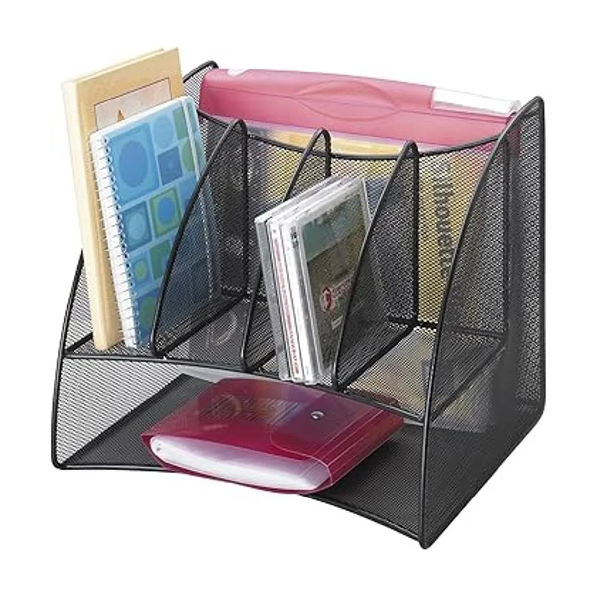 Safco Products Onyx Organizador de esquina de malla_3