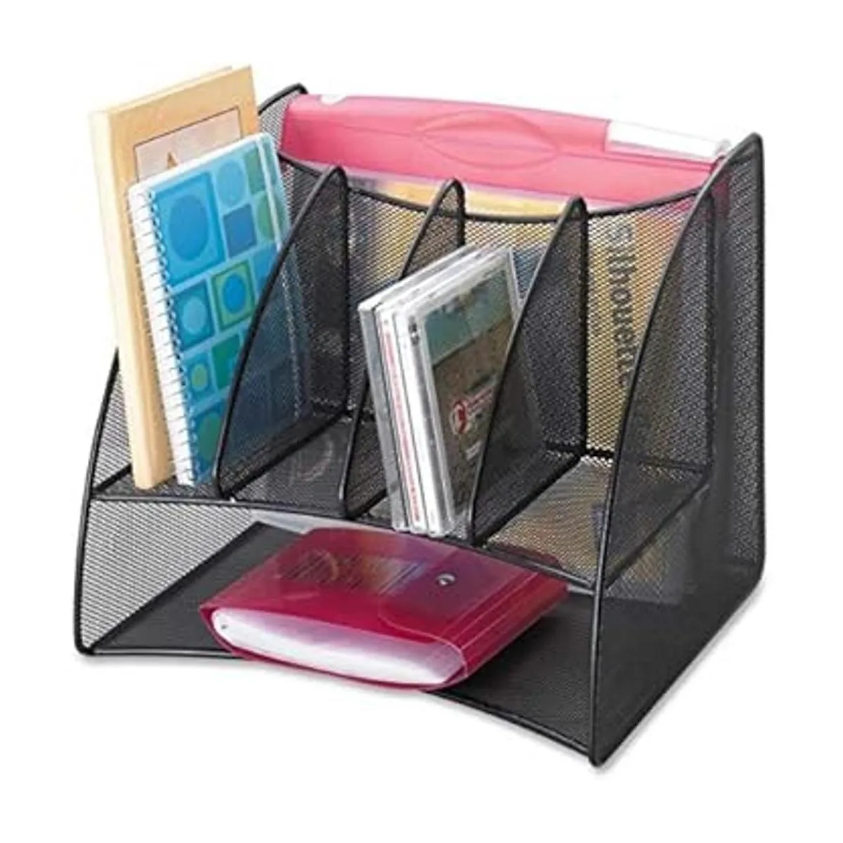 Safco Products Onyx Organizador de esquina de malla_6