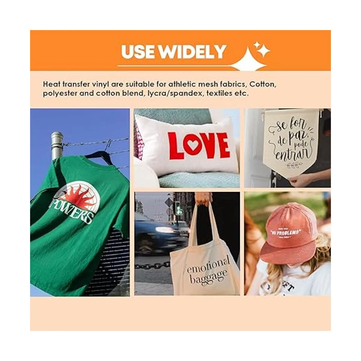HTVRONT Rollos de vinilo HTV de transferencia de calor_7
